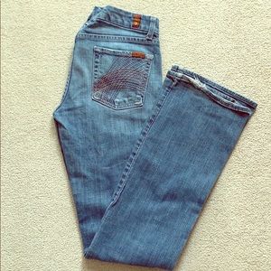 7 for all mankind Bootcut Jeans